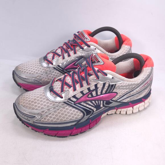 Brooks Adrenaline GTS 14 Athletic Shoe Womens Size 8.5 D 1201511D581 Gray - Picture 1 of 10
